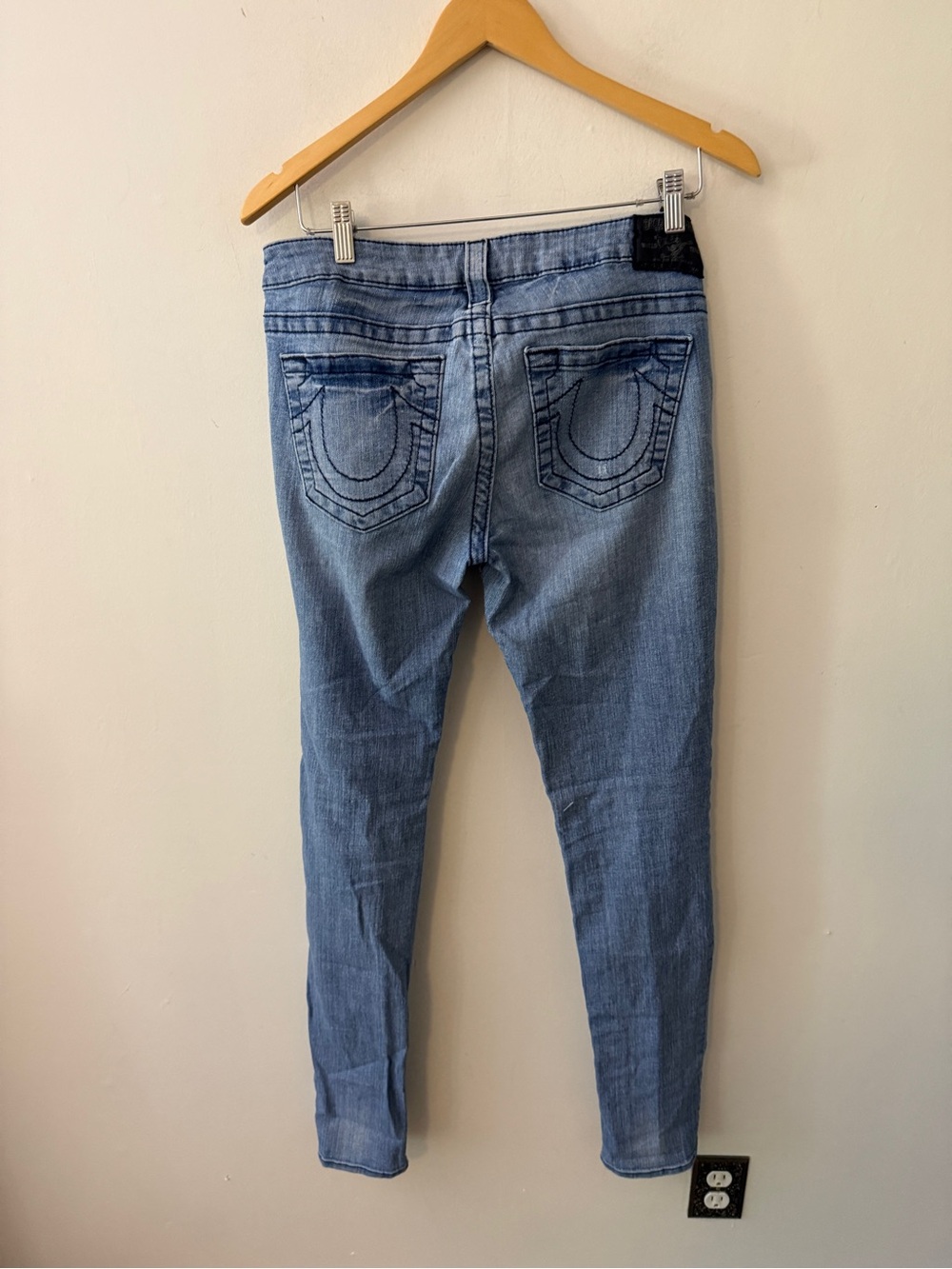 Y2K vintage True Religion Light Wash Stella Jeans mid low rise